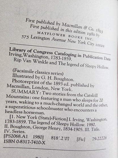 Rip Van Winkle - Hardcover by Irving, Washington and illustrated Hardback Book Tennessee Junk Trunk