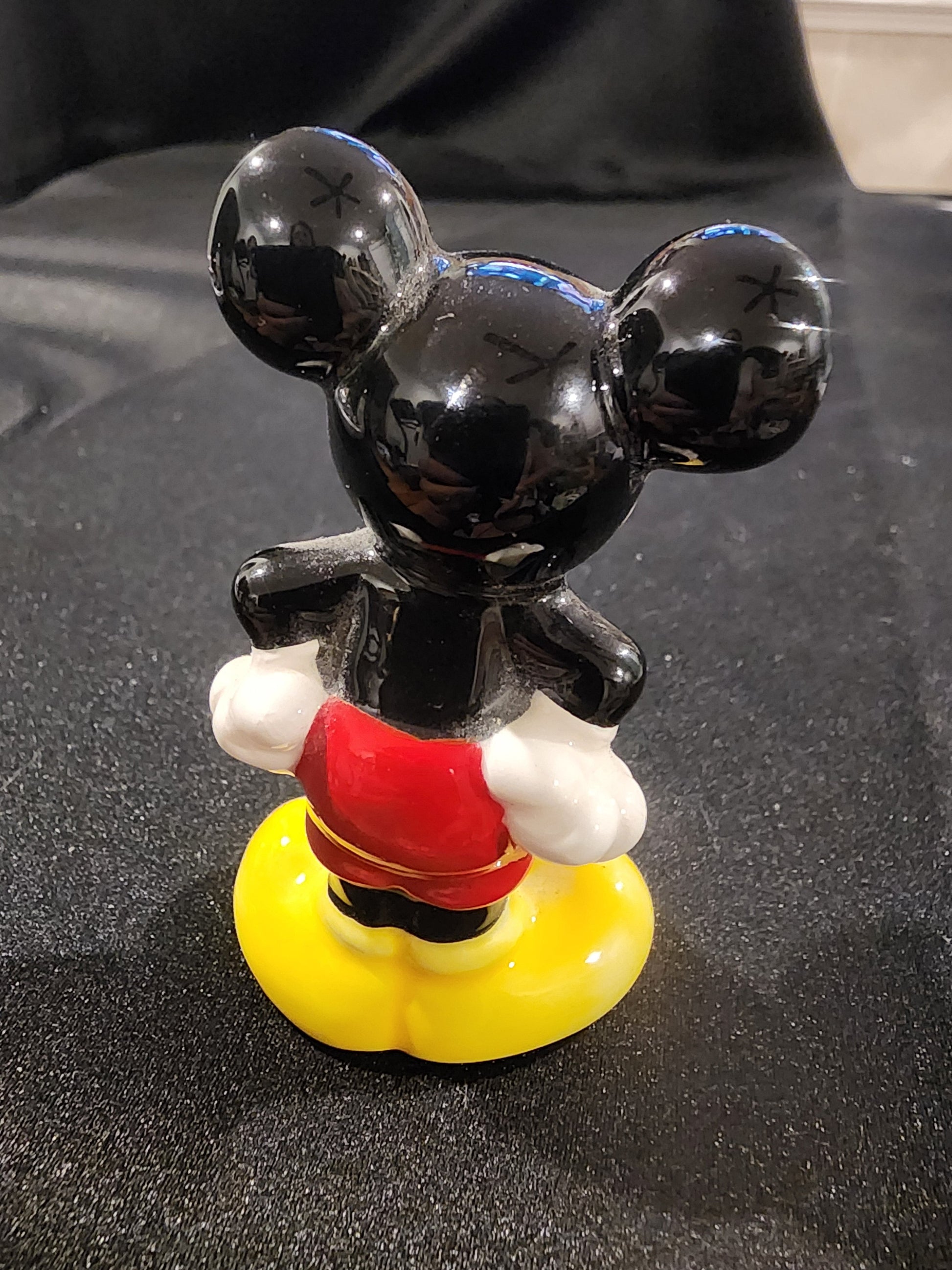 Mickey Mouse 3 inch porcelain Figure from Florida Disney during July 2000 Tennessee Junk Trunk