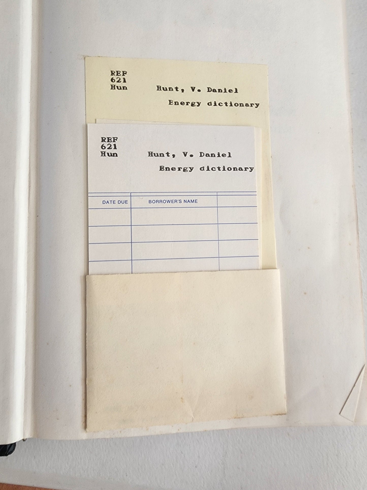 Vintage Energy Dictionary by Hunt, V. Daniel Hardback book 1979 Tennessee Junk Trunk