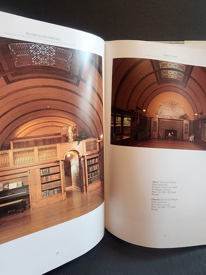 Frank Lloyd Wright Hardcover Book Maria Costantino Architecture Photos Fallingwater 1991 Tennessee Junk Trunk