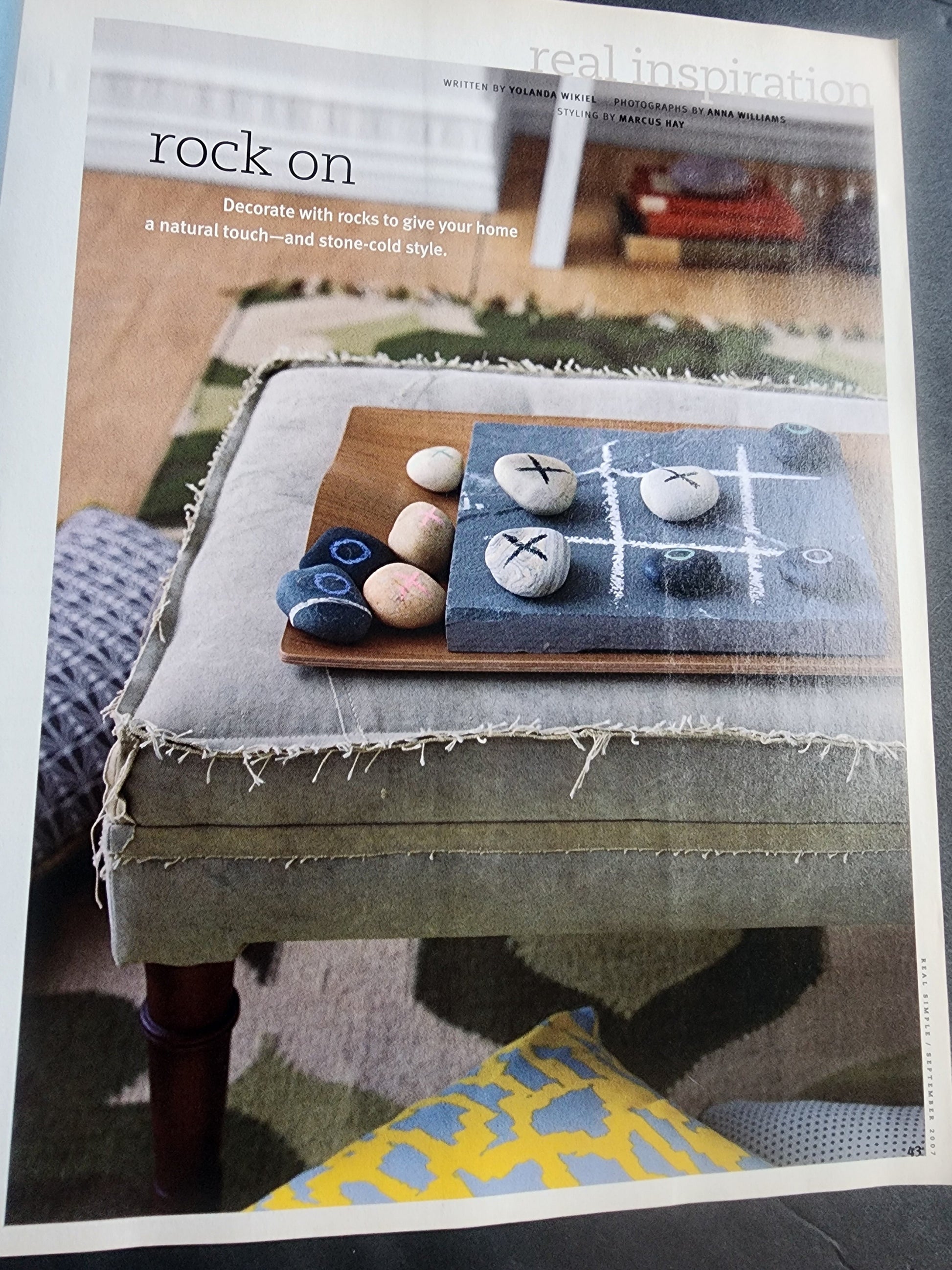 Real Simple Sept. 2007 Issue - Fashion made Easy, The chicken handbook of delicious meals Tennessee Junk Trunk