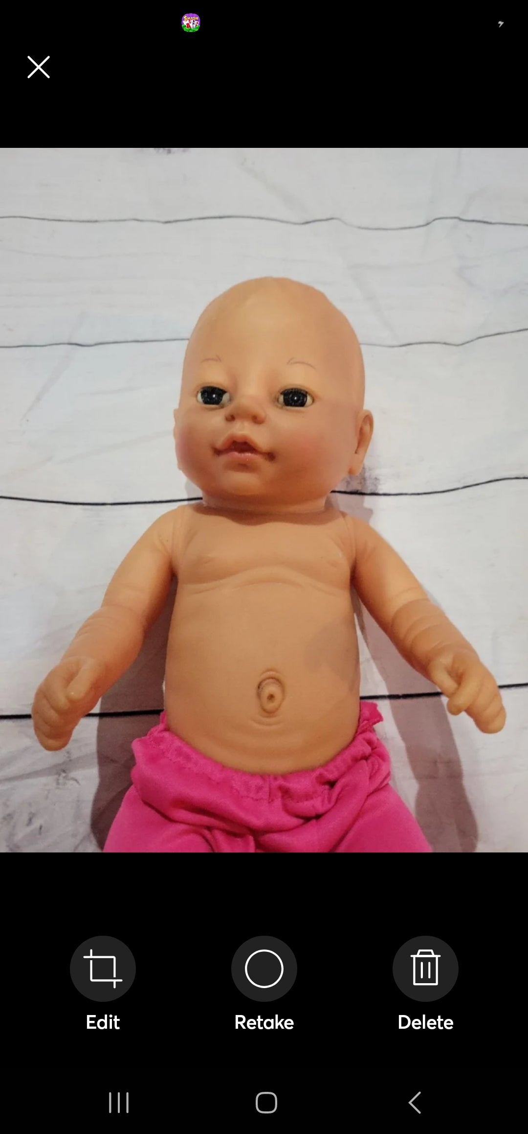 Cititoy Reborn Girl 14"  Baby Doll 1994 anomatically correct w/  pink Flamingo outfit Tennessee Junk Trunk