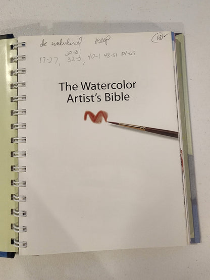 Artist's Bibles Ser.: The Watercolor Artist's Bible by Marylin Scott (2009,... Tennessee Junk Trunk