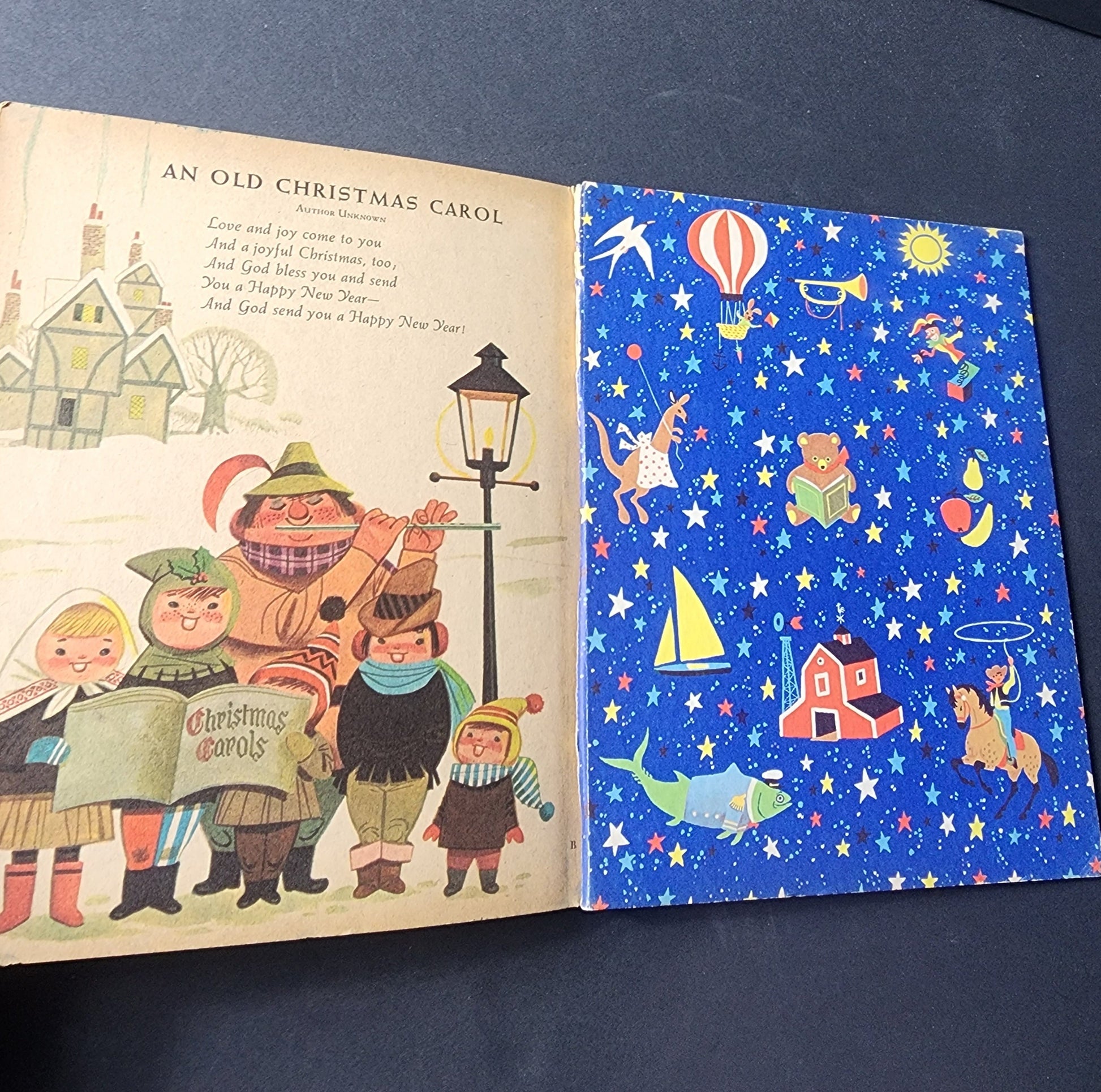 My Christmas Treasury" is a classic Little Golden Book published in 1957 by Golden Books. A Giant little Golden book Tennessee Junk Trunk