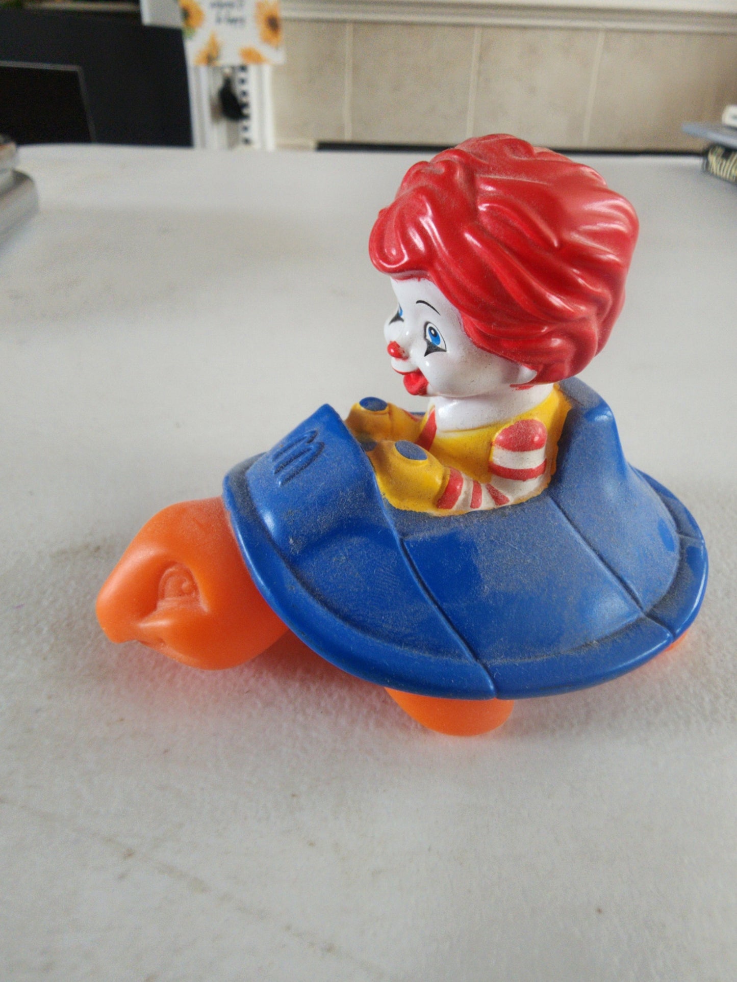 McDonald's Happy Meal Toy Baby Ronald McDonald Riding Turtle Bath Toy 2010 Tennessee Junk Trunk