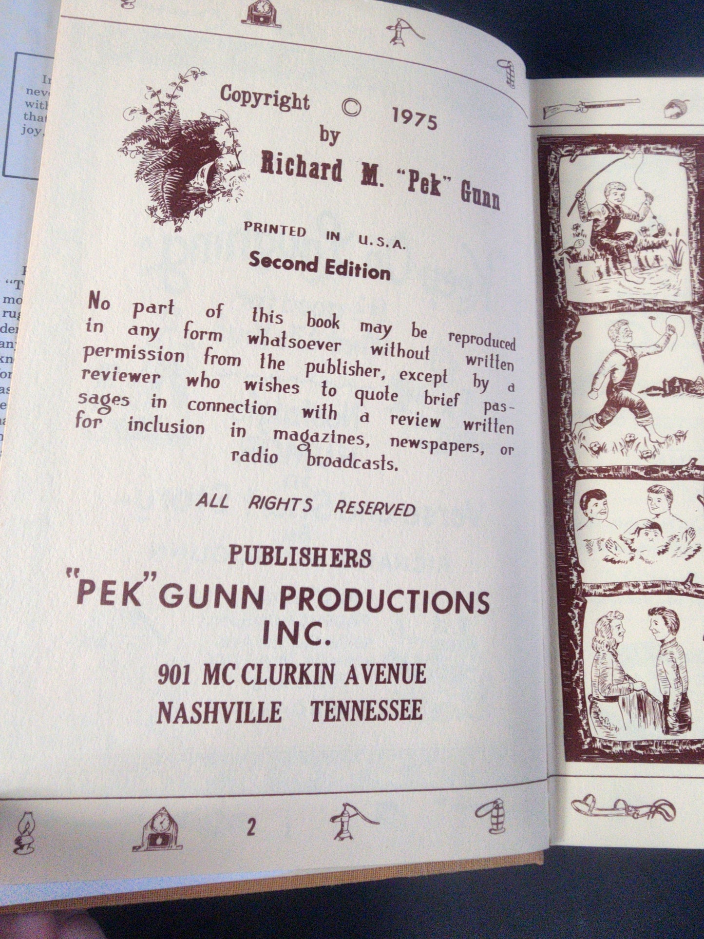 Keep on Laughing: Tennessee Folk Lore by "Pek" Gunn (1975 Hardcover) Tennessee Junk Trunk