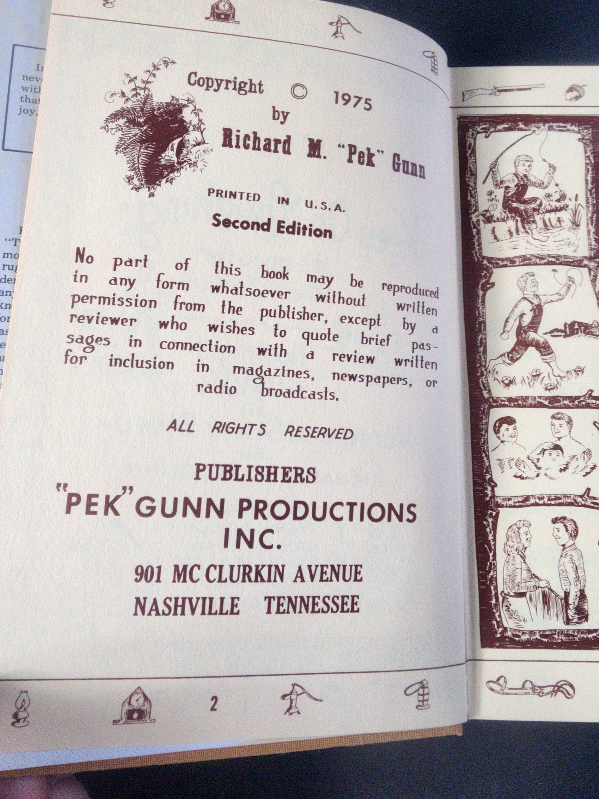 Keep on Laughing: Tennessee Folk Lore by "Pek" Gunn (1975 Hardcover) Tennessee Junk Trunk