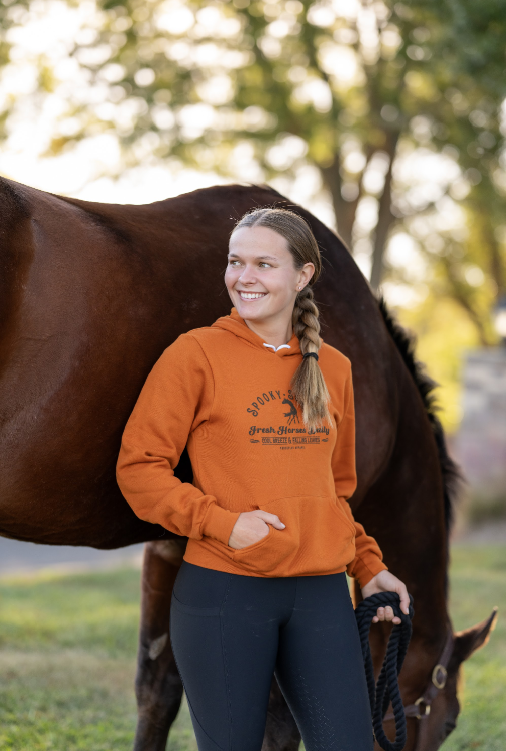 Spooky Season Hoodie: Glow In The Dark! Horseplay Apparel