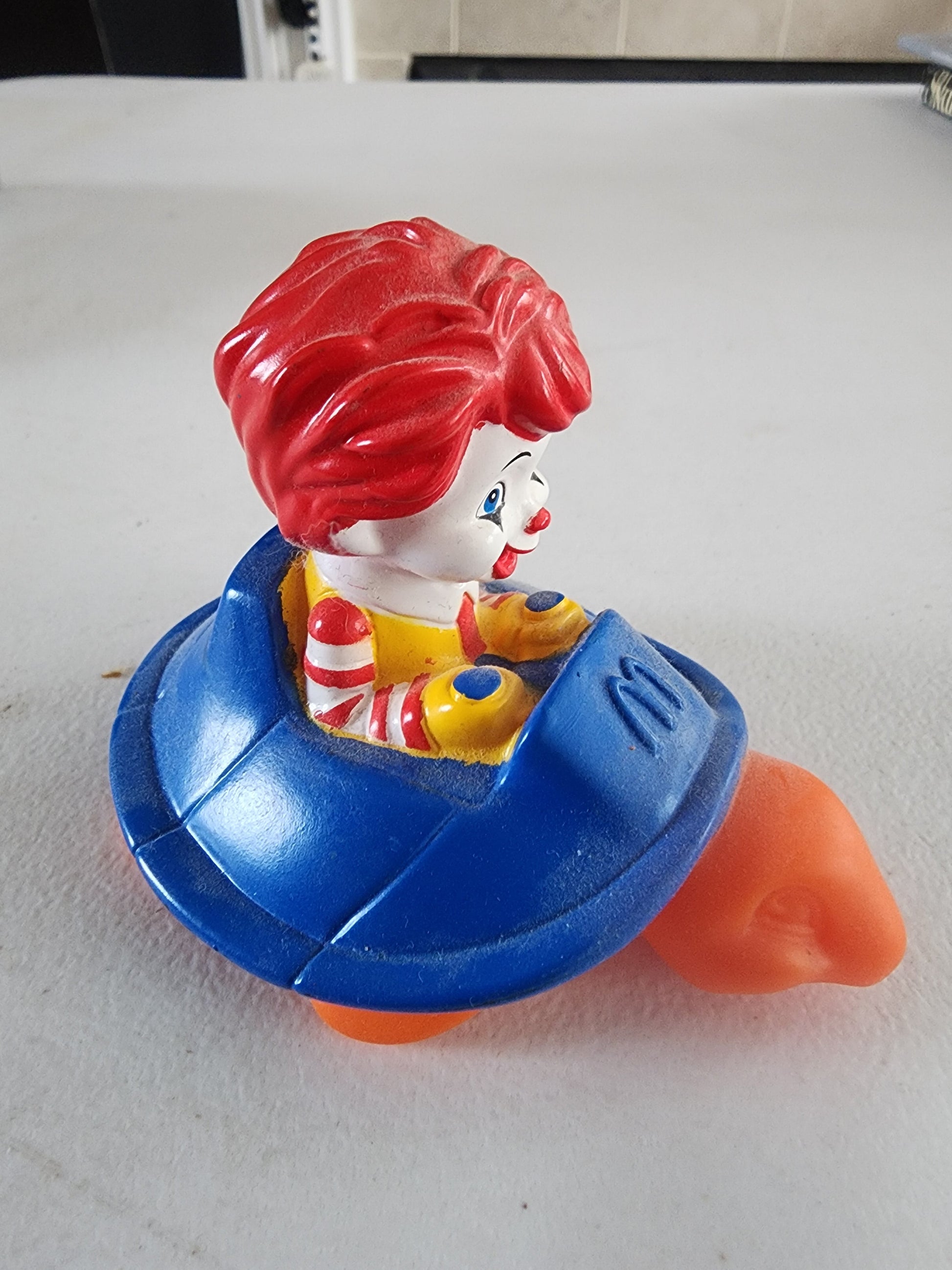 McDonald's Happy Meal Toy Baby Ronald McDonald Riding Turtle Bath Toy 2010 Tennessee Junk Trunk