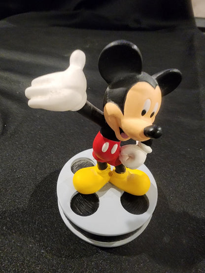 Disney Mickey Mouse on Movie Film Reel Statue Figurine 1999 Applause Tennessee Junk Trunk