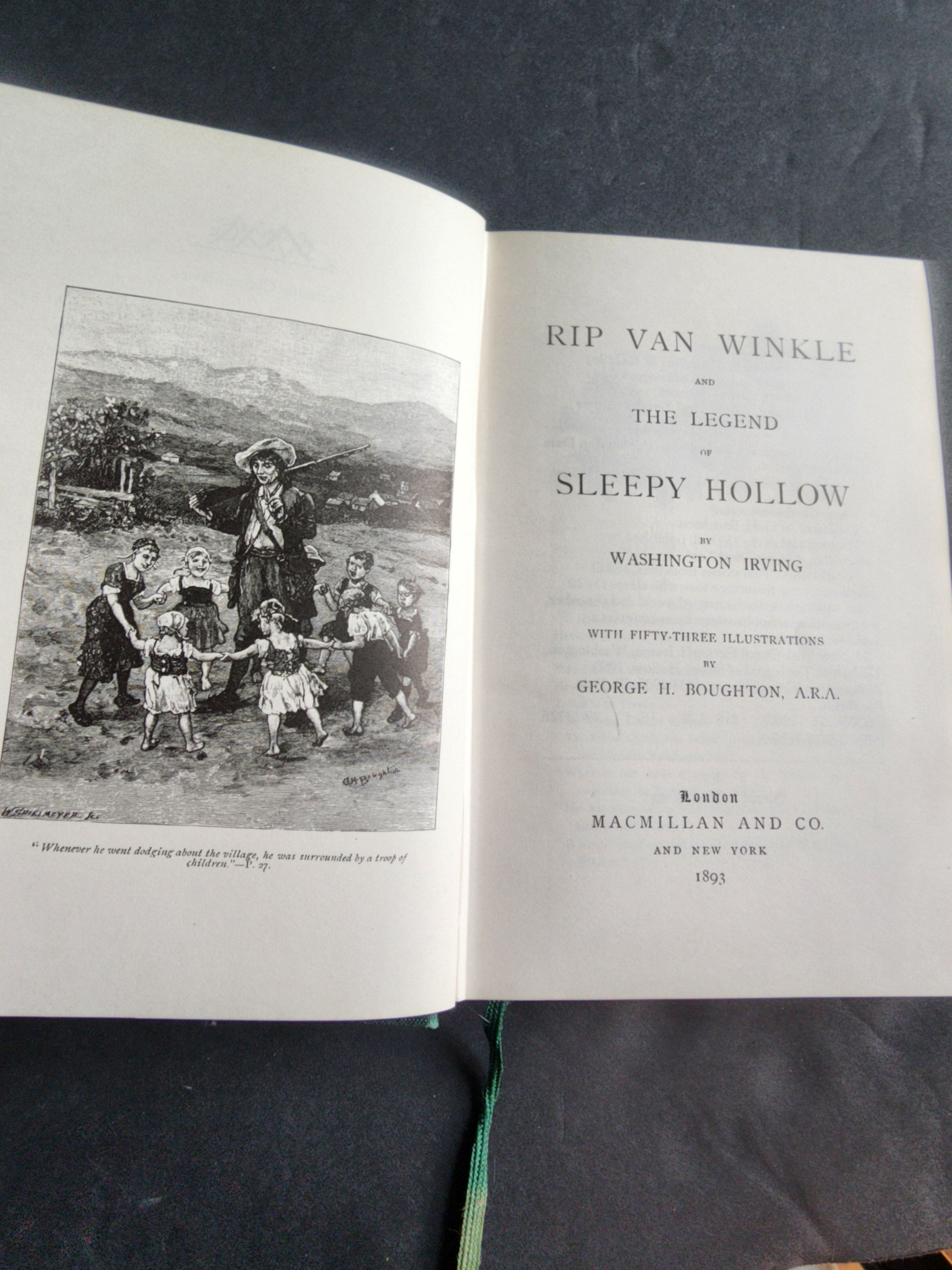 Rip Van Winkle - Hardcover by Irving, Washington and illustrated Hardback Book Tennessee Junk Trunk