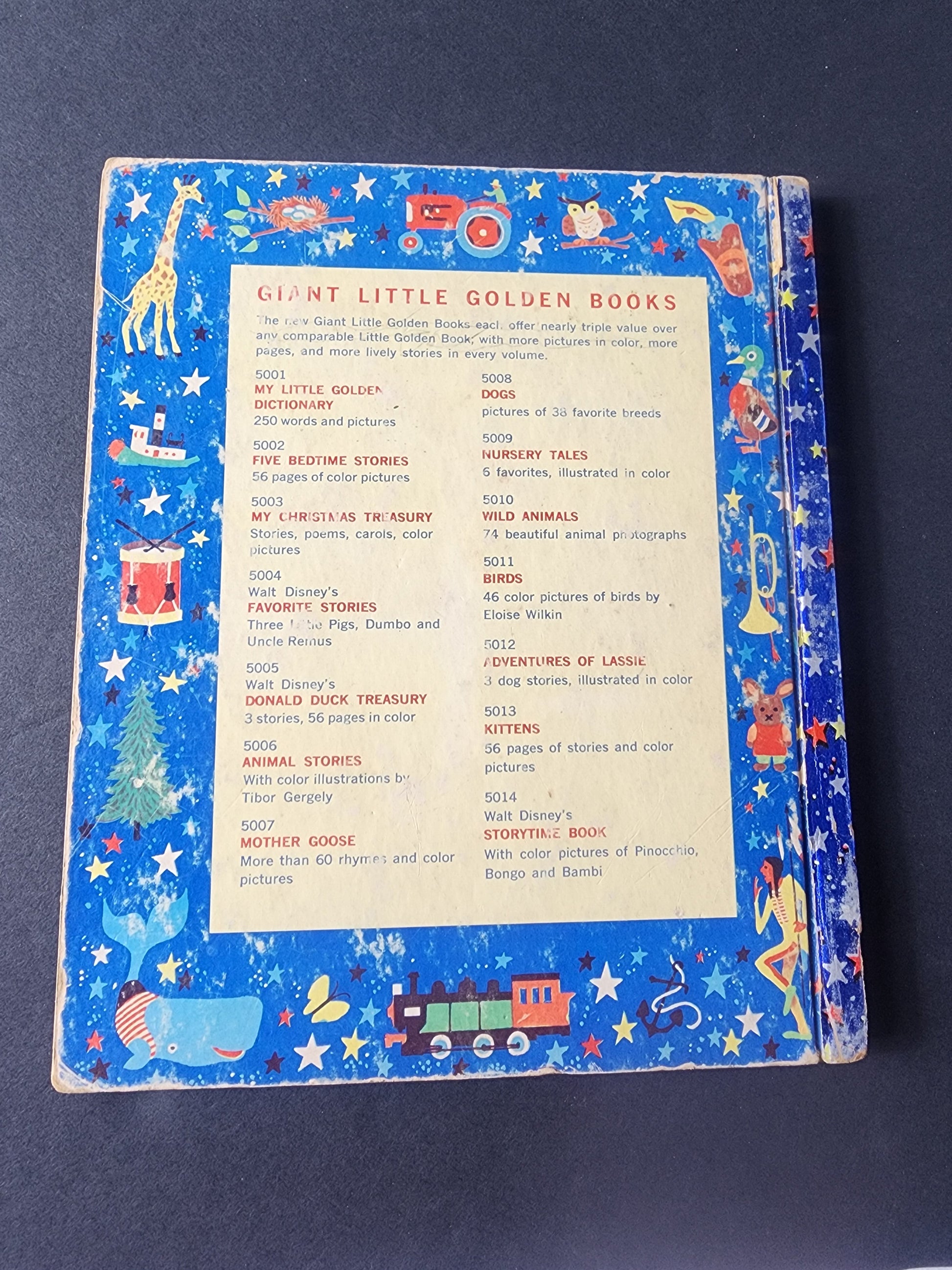 My Christmas Treasury" is a classic Little Golden Book published in 1957 by Golden Books. A Giant little Golden book Tennessee Junk Trunk
