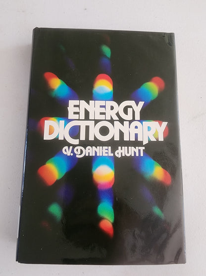 Vintage Energy Dictionary by Hunt, V. Daniel Hardback book 1979 Tennessee Junk Trunk