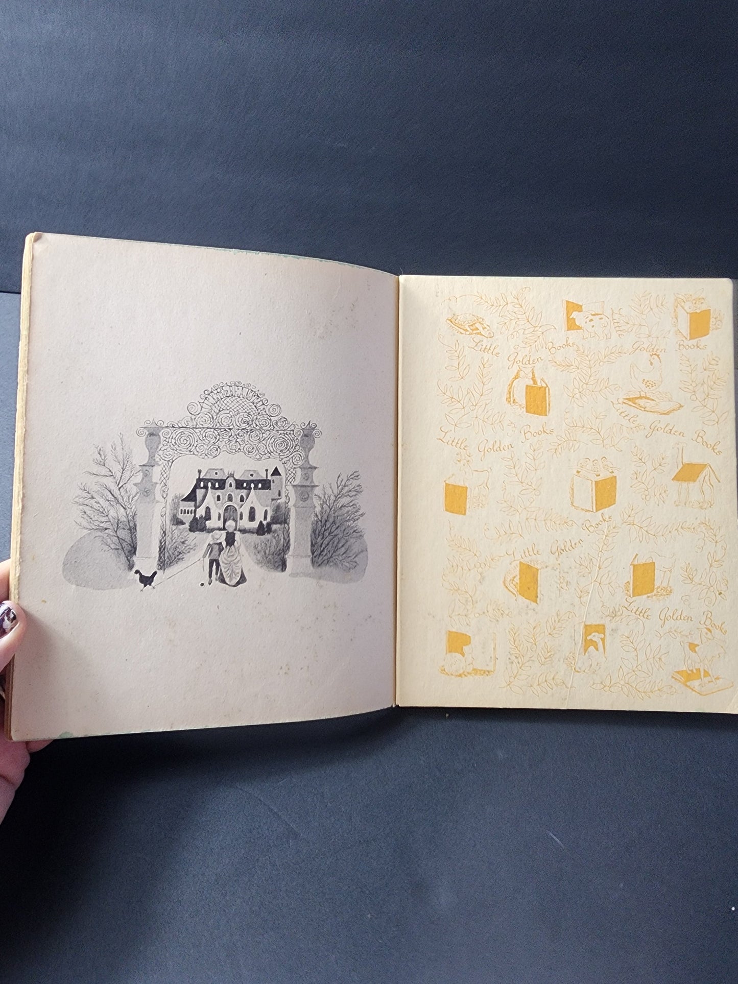 Vintage 1946 FIRST LITTLE FAIRY TALES A Little Golden Book Tennessee Junk Trunk