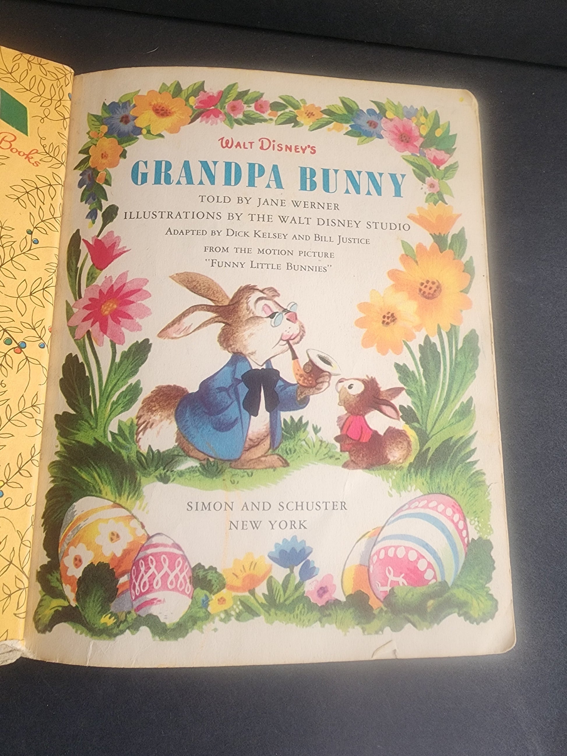 Little Golden Book Grandpa Bunny First Edition A 1951 Tennessee Junk Trunk