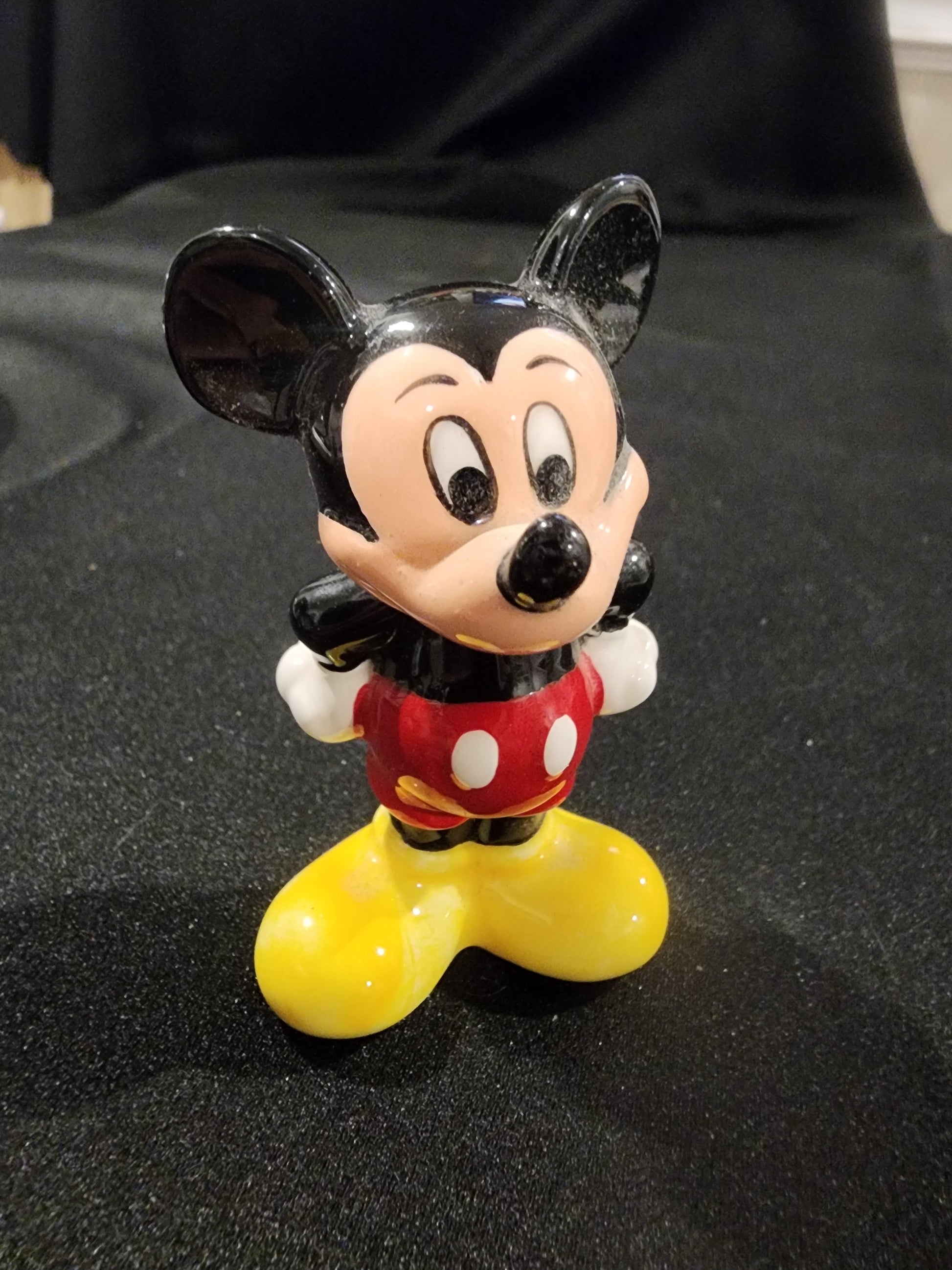 Mickey Mouse 3 inch porcelain Figure from Florida Disney during July 2000 Tennessee Junk Trunk