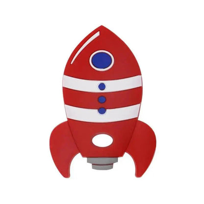 Rocket Silicone Baby Teether Rodent Baby Teething Toys Chewable Animal Shape Baby Products Nursing Gift Stevvex