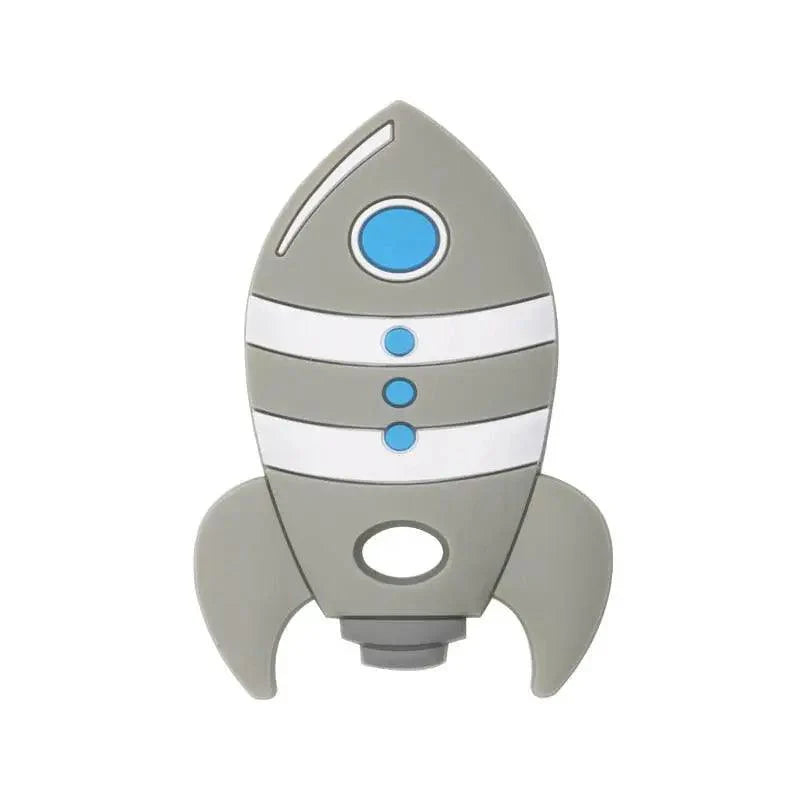 Rocket Silicone Baby Teether Rodent Baby Teething Toys Chewable Animal Shape Baby Products Nursing Gift Stevvex