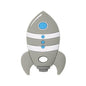Rocket Silicone Baby Teether Rodent Baby Teething Toys Chewable Animal Shape Baby Products Nursing Gift Stevvex