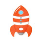 Rocket Silicone Baby Teether Rodent Baby Teething Toys Chewable Animal Shape Baby Products Nursing Gift Stevvex