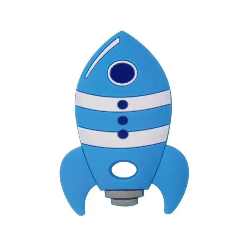 Rocket Silicone Baby Teether Rodent Baby Teething Toys Chewable Animal Shape Baby Products Nursing Gift Stevvex