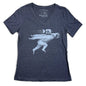 Boooost Womens V-neck T-shirt STORY SPARK