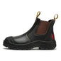 ROCKROOSTER Bakken Dark Brown 6 inch Pull on Leather Work Boots AK229 Rock Rooster Footwear Inc