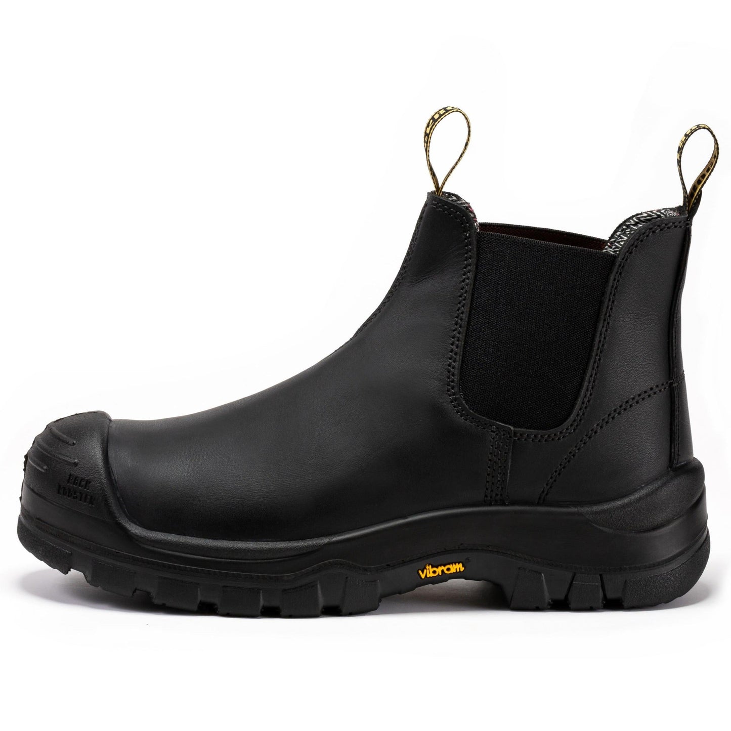 ROCKROOSTER Beaufort Men's Black 6 inch Composite Toe Pull-on Leather Work Boots VAK630 Rock Rooster Footwear Inc