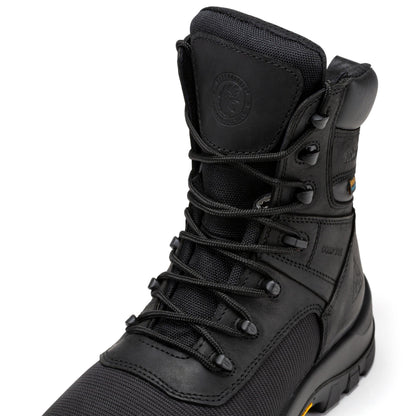 ROCKROOSTER Beaufort Men's Black 8 inch Waterproof Composite Toe Work Boots VAK830 Rock Rooster Footwear Inc