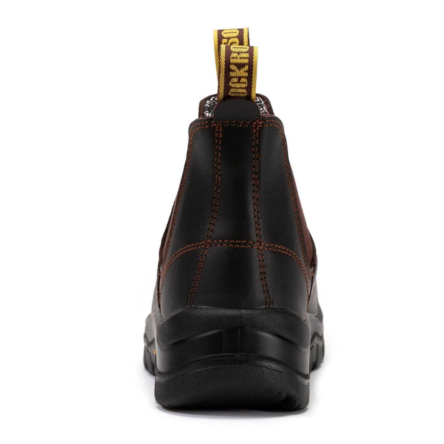 ROCKROOSTER Beaufort Men's Dark Brown 6 inch Composite Toe Pull-on Leather Work Boots VAK631 Rock Rooster Footwear Inc