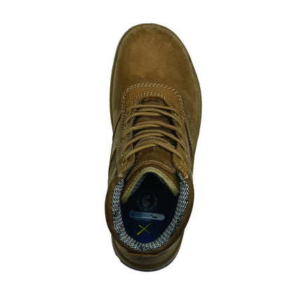 ROCKROOSTER Cortez Brown 6 Inch Steel Toe Leather Work Boots AK250 Rock Rooster Footwear Inc