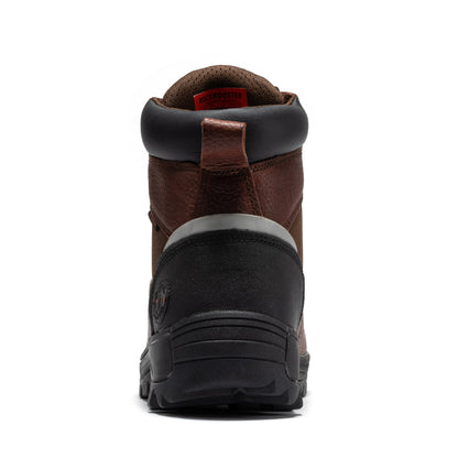 ROCKROOSTER Daviston 6 inch Brown Composite Toe Waterproof Work Boots AT872 Rock Rooster Footwear Inc