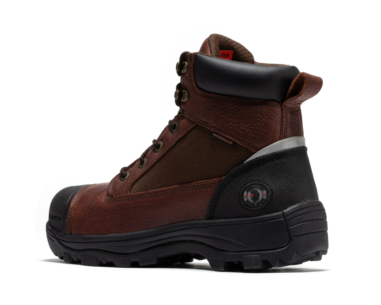 ROCKROOSTER Daviston 6 inch Brown Composite Toe Waterproof Work Boots AT872 Rock Rooster Footwear Inc