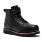 ROCKROOSTER Edgewood Men's 6 Inch Black Steel Toe Wedge Work Boots SAP610BK Rock Rooster Footwear Inc