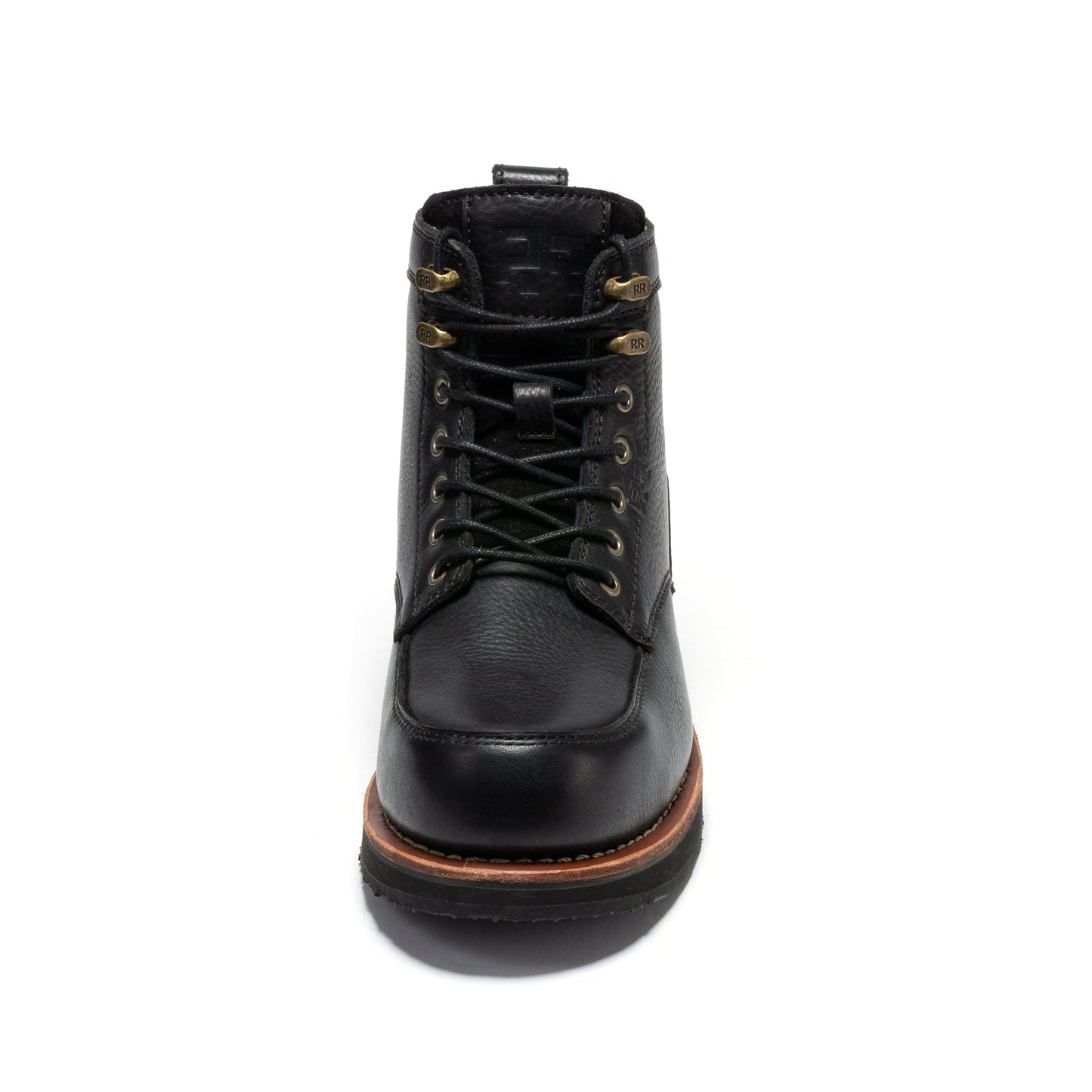 ROCKROOSTER Edgewood Men's 6 Inch Black Steel Toe Wedge Work Boots SAP610BK Rock Rooster Footwear Inc