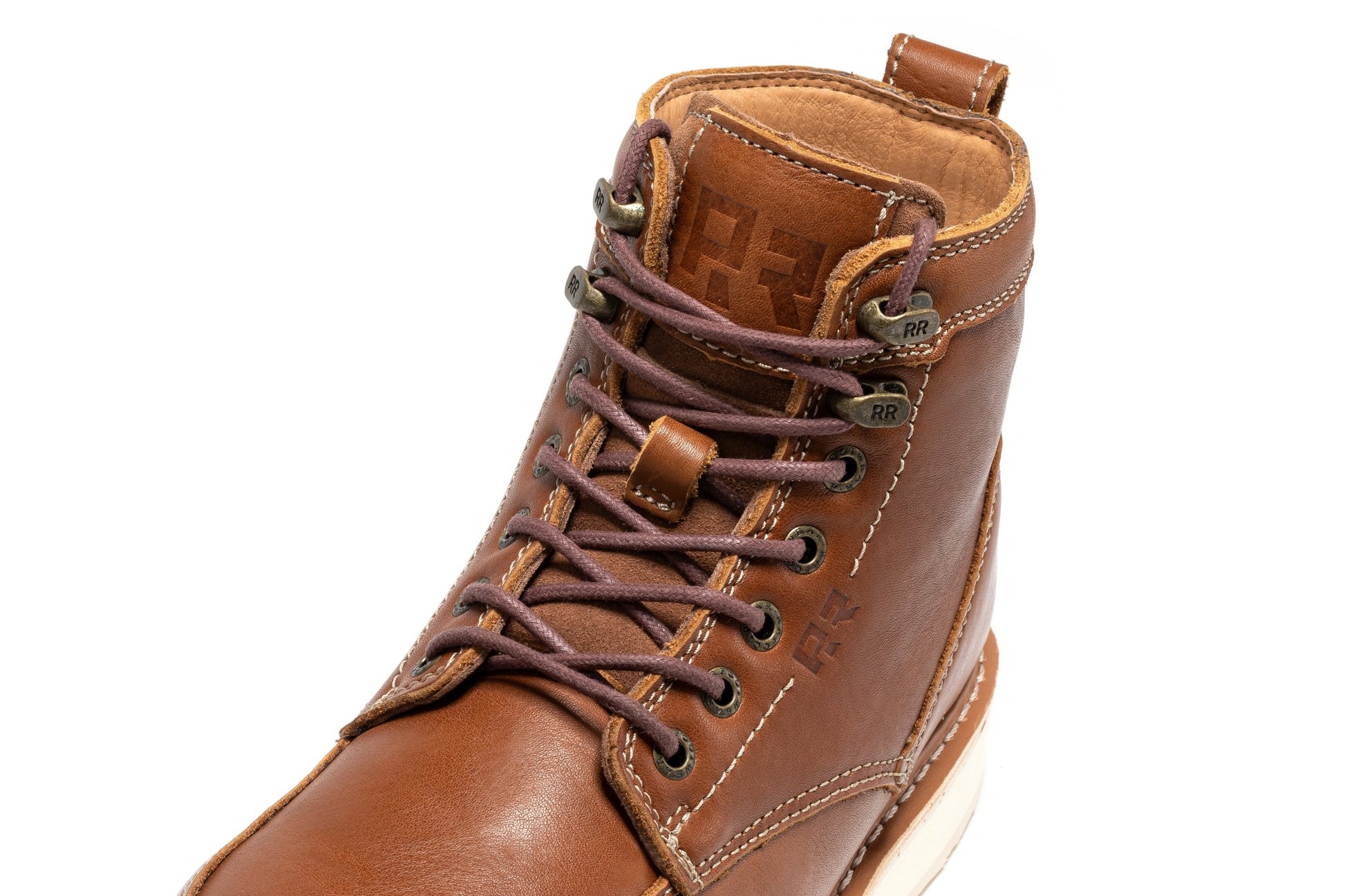 ROCKROOSTER Edgewood Men's 6 Inch Black Steel Toe Wedge Work Boots SAP610BK Rock Rooster Footwear Inc