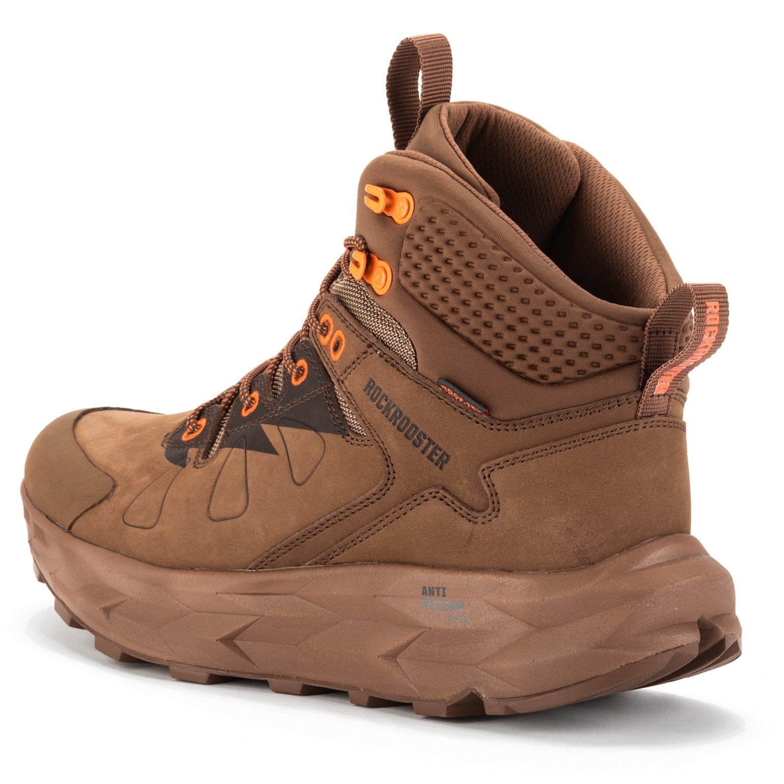 ROCKROOSTER Farmington Brown 6 Inch Waterproof Hiking Boots with VIBRAM® Outsole  OC21031 Rock Rooster Footwear Inc