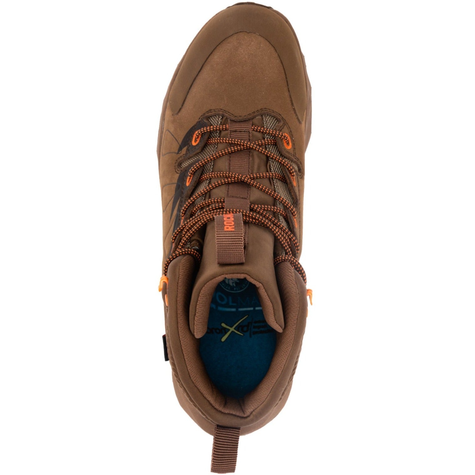 ROCKROOSTER Farmington Brown 6 Inch Waterproof Hiking Boots with VIBRAM® Outsole  OC21031 Rock Rooster Footwear Inc
