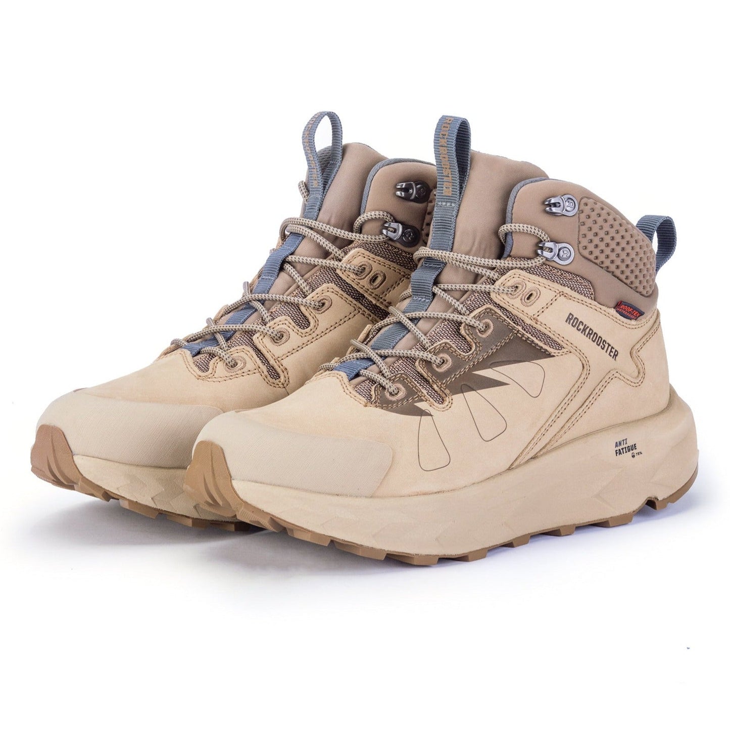 rockrooster Farmington Sand 6 Inch Waterproof Hiking Boots with VIBRAM® Outsole  OC21035 Rock Rooster Footwear Inc