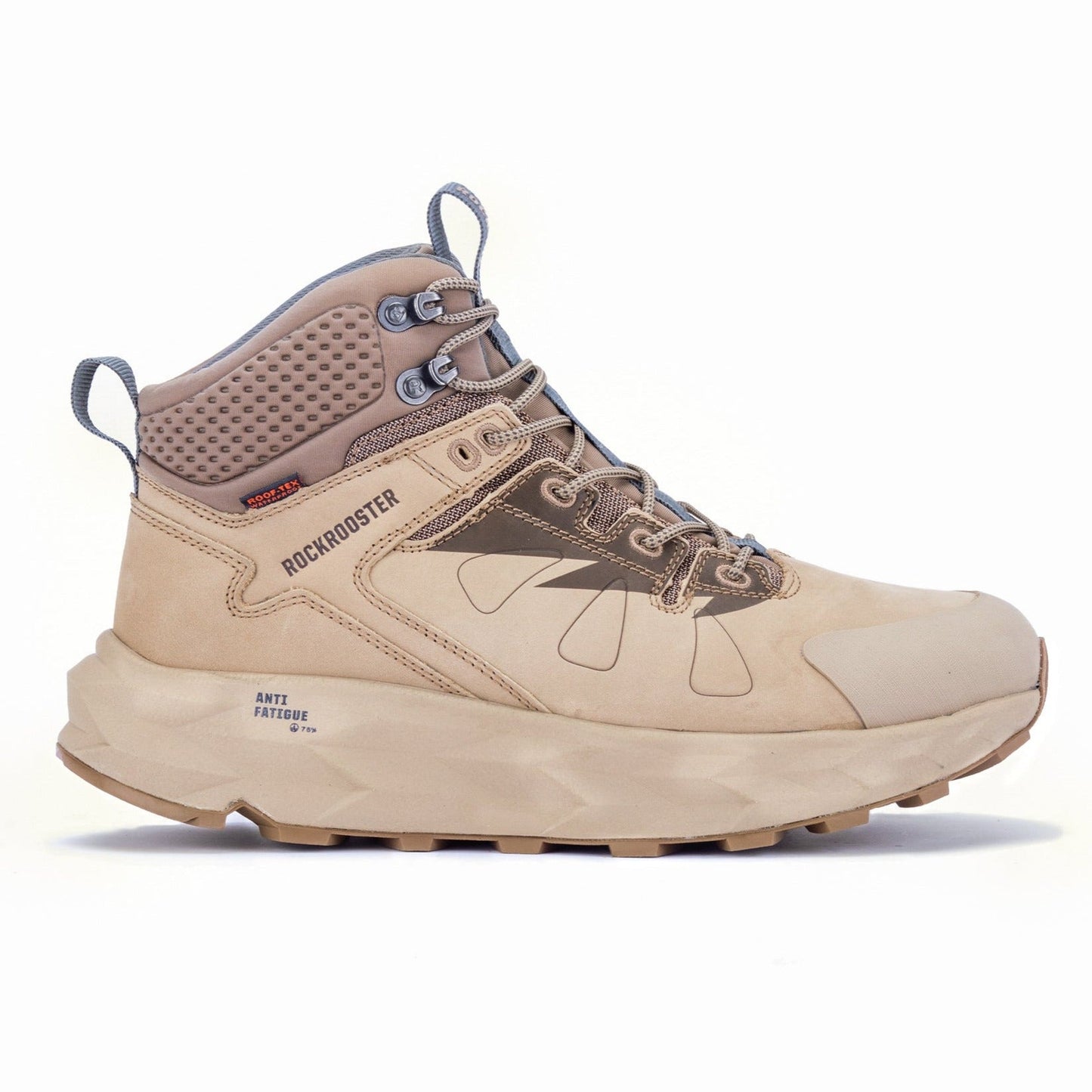 rockrooster Farmington Sand 6 Inch Waterproof Hiking Boots with VIBRAM® Outsole  OC21035 Rock Rooster Footwear Inc