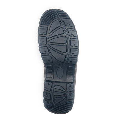ROCKROOSTER Kensington Black 7 inch Zip-sided Steel Toe Leather Work Boots AK245Z Rock Rooster Footwear Inc