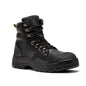 ROCKROOSTER Madison Tan 6 inch Zip-sided Steel Toe Leather Work Boots AK052 Rock Rooster Footwear Inc
