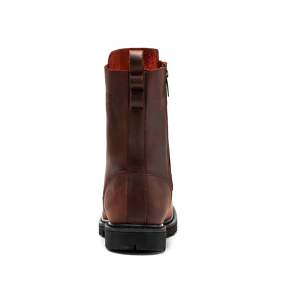 ROCKROOSTER Mantua Men's 8 inch Zip-sided Soft Toe Lug Sole Work Boots SAP130 Rock Rooster Footwear Inc