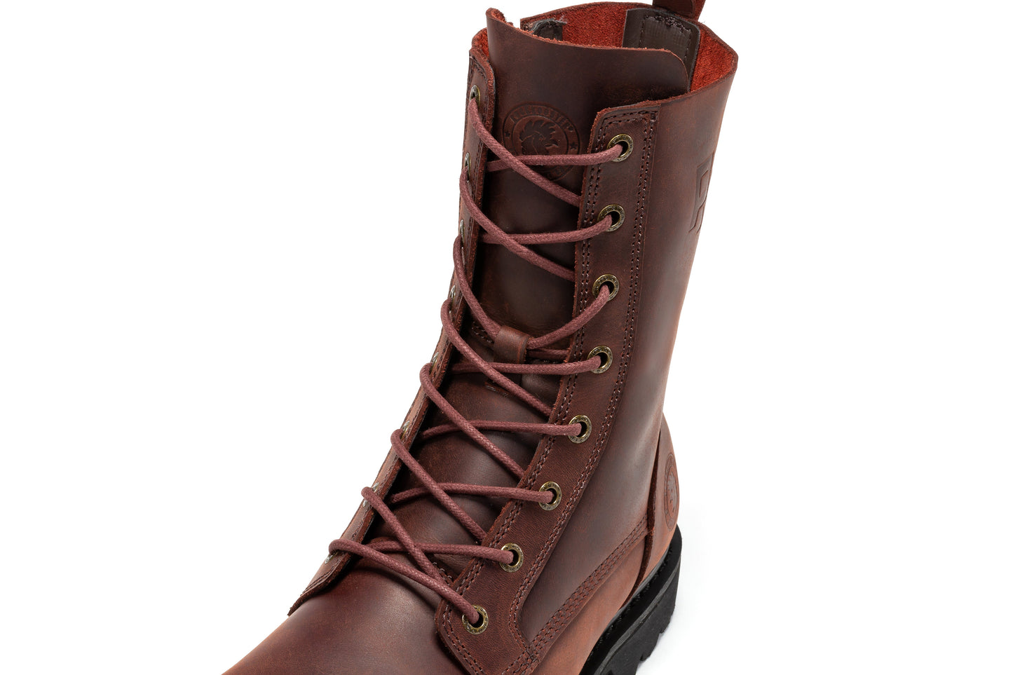 ROCKROOSTER Mantua Men's 8 inch Zip-sided Soft Toe Lug Sole Work Boots SAP130 Rock Rooster Footwear Inc
