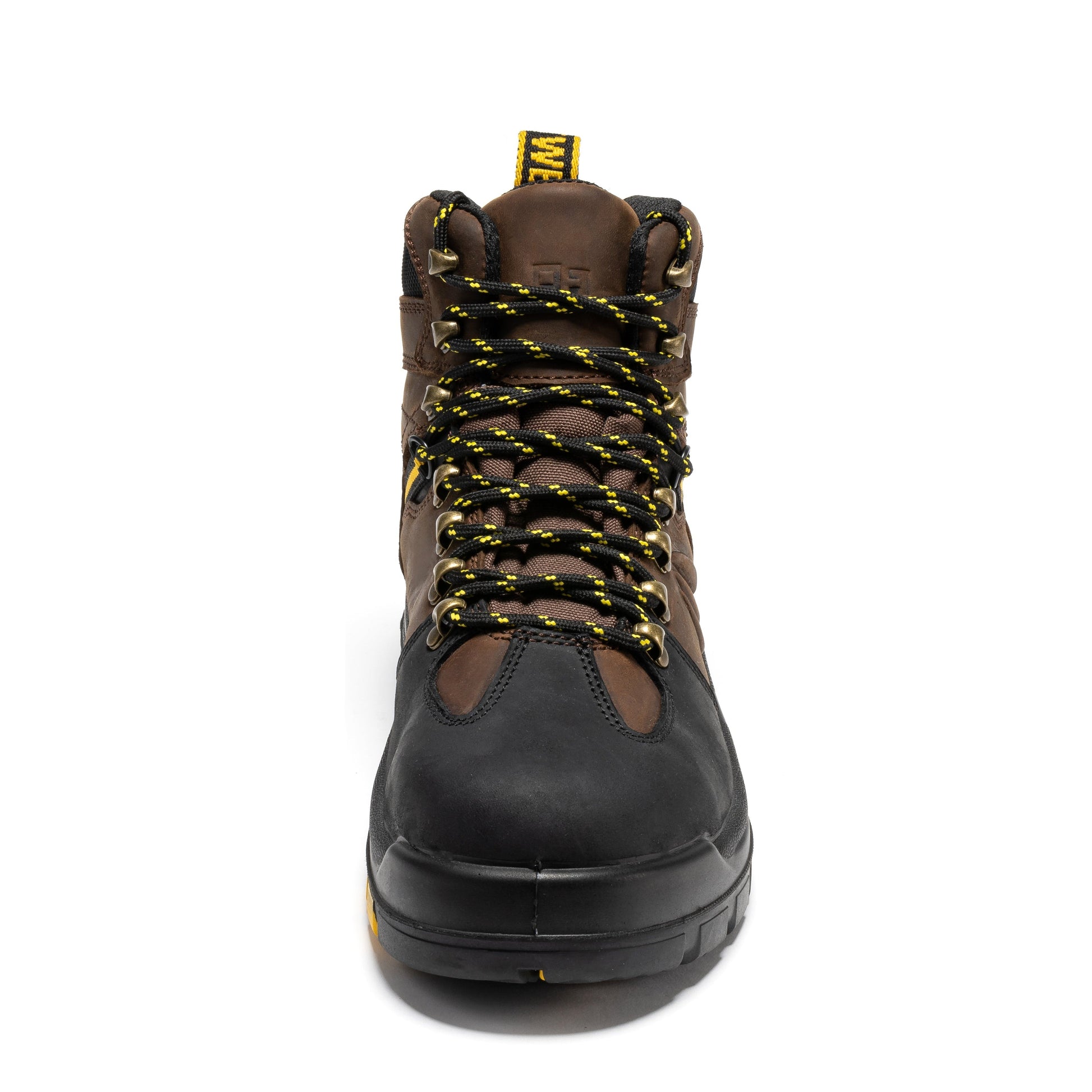 ROCKROOSTER Marfa Brown 6 inch Waterproof Composite Toe Leather Work Boots CP211 Rock Rooster Footwear Inc