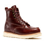 ROCKROOSTER Norwood Cherry Brown Men's 6 inch Soft Toe Wedge Work Boots SAP600 Rock Rooster Footwear Inc