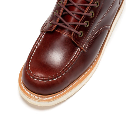 ROCKROOSTER Norwood Cherry Brown Men's 6 inch Soft Toe Wedge Work Boots SAP600 Rock Rooster Footwear Inc