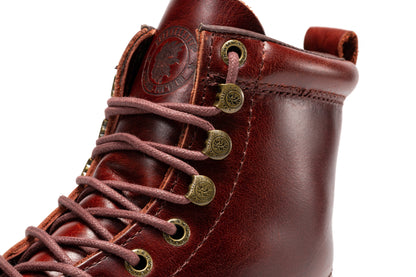 ROCKROOSTER Norwood Cherry Brown Men's 6 inch Soft Toe Wedge Work Boots SAP600 Rock Rooster Footwear Inc