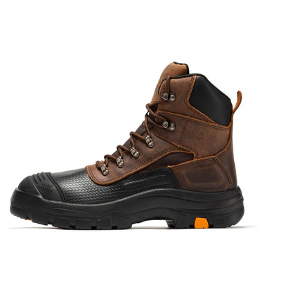 ROCKROOSTER Sedona 6 Inch Waterproof Steel Toe Leather Work Boots AK216 Rock Rooster Footwear Inc