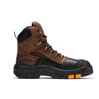 ROCKROOSTER Sedona 6 Inch Waterproof Steel Toe Leather Work Boots AK216 Rock Rooster Footwear Inc